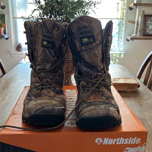 Northside Brown Camouflage Outdoor Boots - Picture 2 of 7